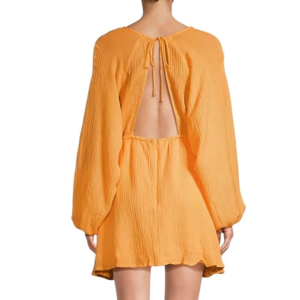 Faithfull the Brand Constance Linen Gauze Mini Dress - Picture 4 of 12